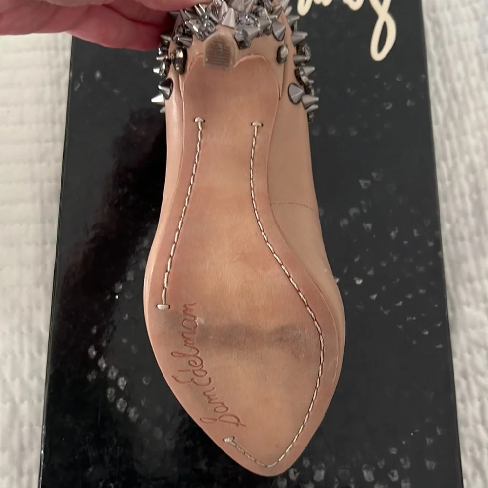 Sam Edelman nude spiked shoes - Picture 9 of 15